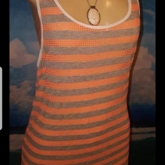 mesh racer back long tank - Picture 3 of 3